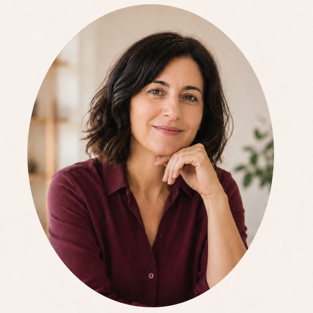 Sara Conti, operatrice olistica, in videochiamata